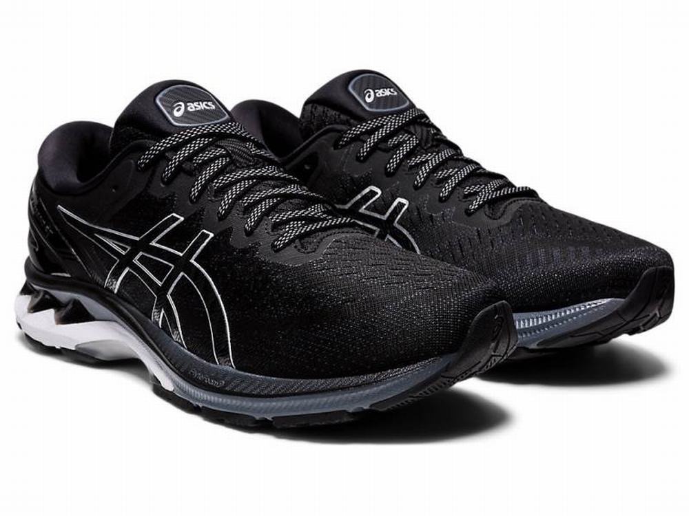 Asics GEL-KAYANO 27 (2E) Men's Running Shoes Black | BNF102954