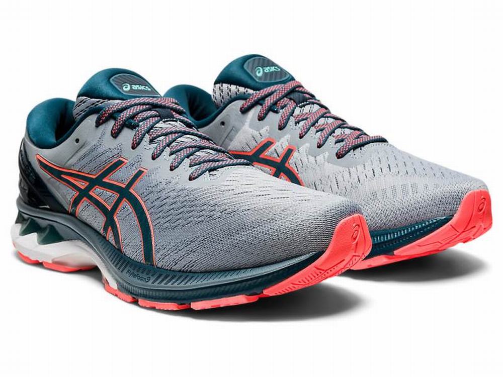 Asics GEL-KAYANO 27 (2E) Men's Running Shoes Grey | BQU840523