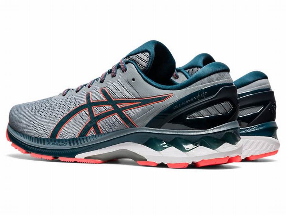 Asics GEL-KAYANO 27 (2E) Men's Running Shoes Grey | BQU840523