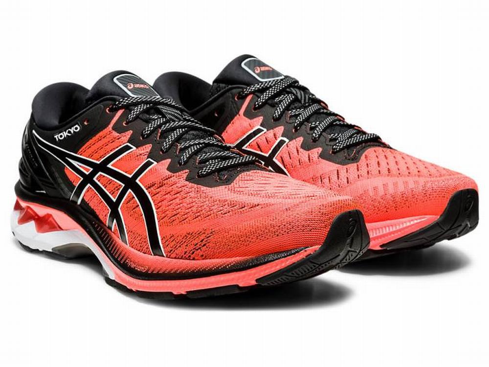 Asics GEL-KAYANO 27 TOKYO Men's Running Shoes Orange / Black | CGW495178