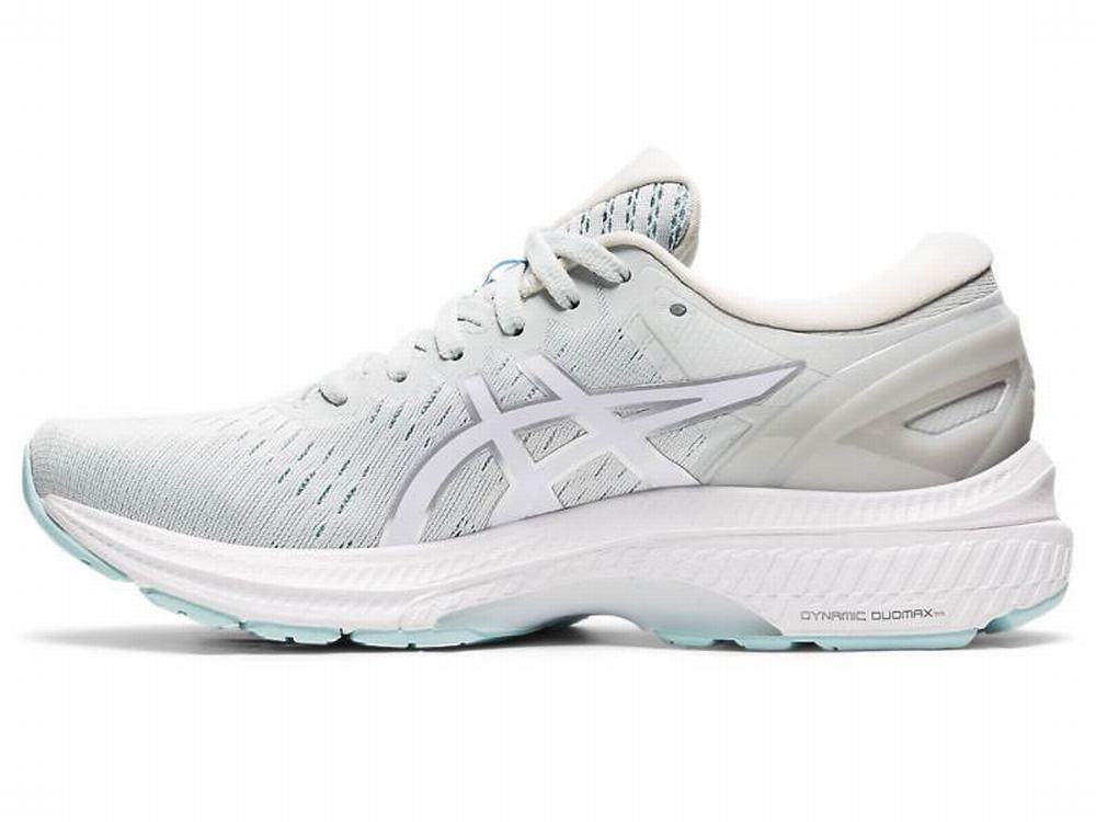 Asics GEL-KAYANO 27 Women's Running Shoes White / Grey | CKO176485