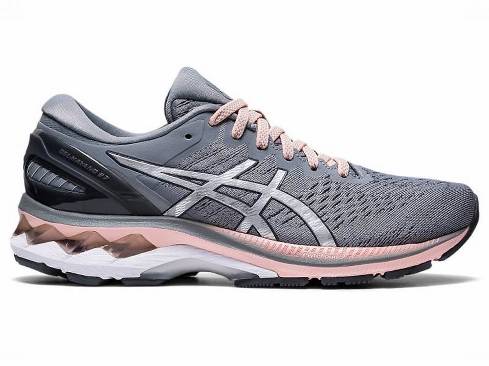 Asics GEL-KAYANO 27 Women\'s Running Shoes Silver | RPW197248