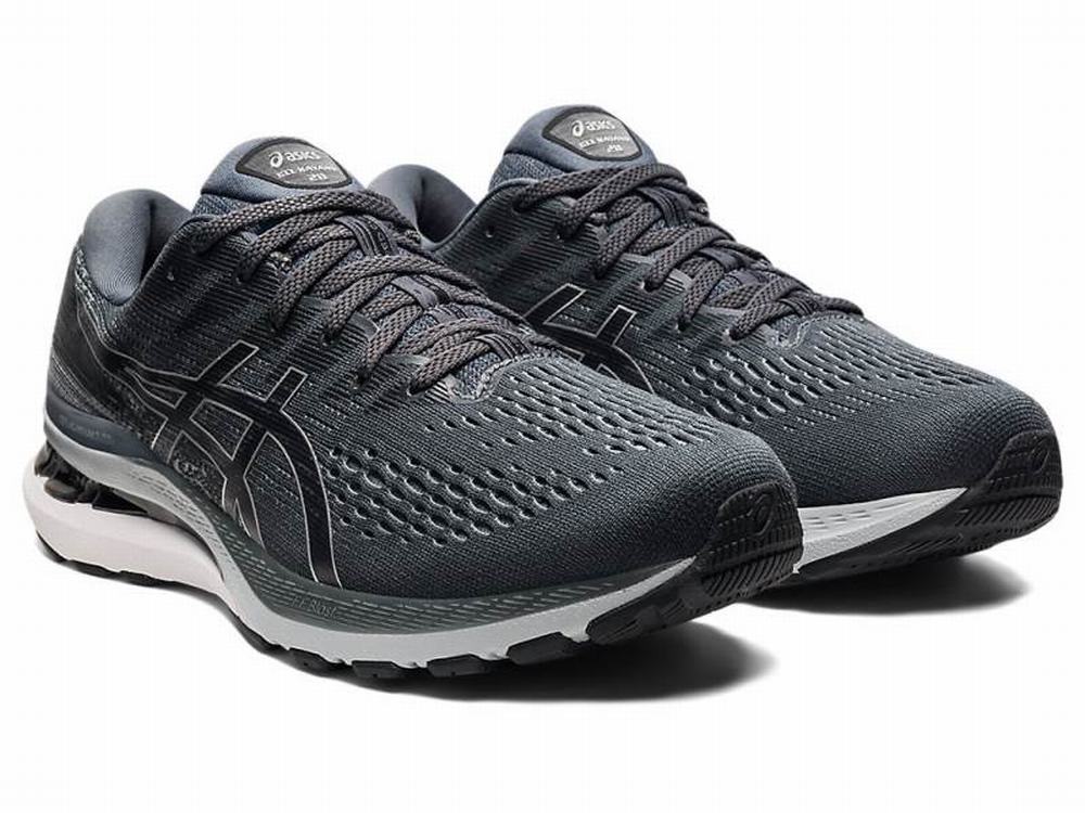 Asics GEL-KAYANO 28 (4E) Men's Running Shoes Black / Grey | OIA645139