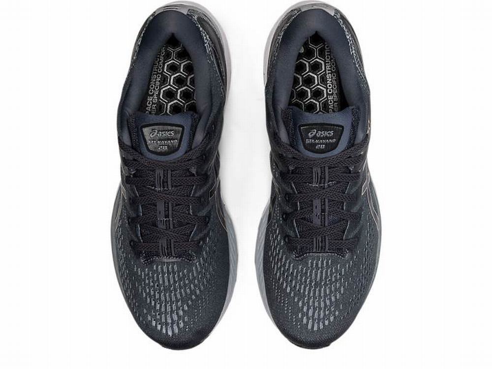 Asics GEL-KAYANO 28 (4E) Men's Running Shoes Black / Grey | OIA645139