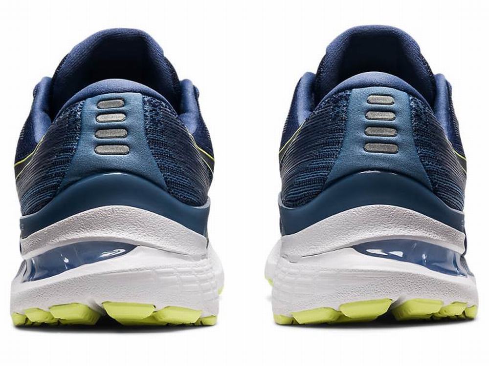 Asics GEL-KAYANO 28 Men's Running Shoes Blue / Yellow | AQK629534