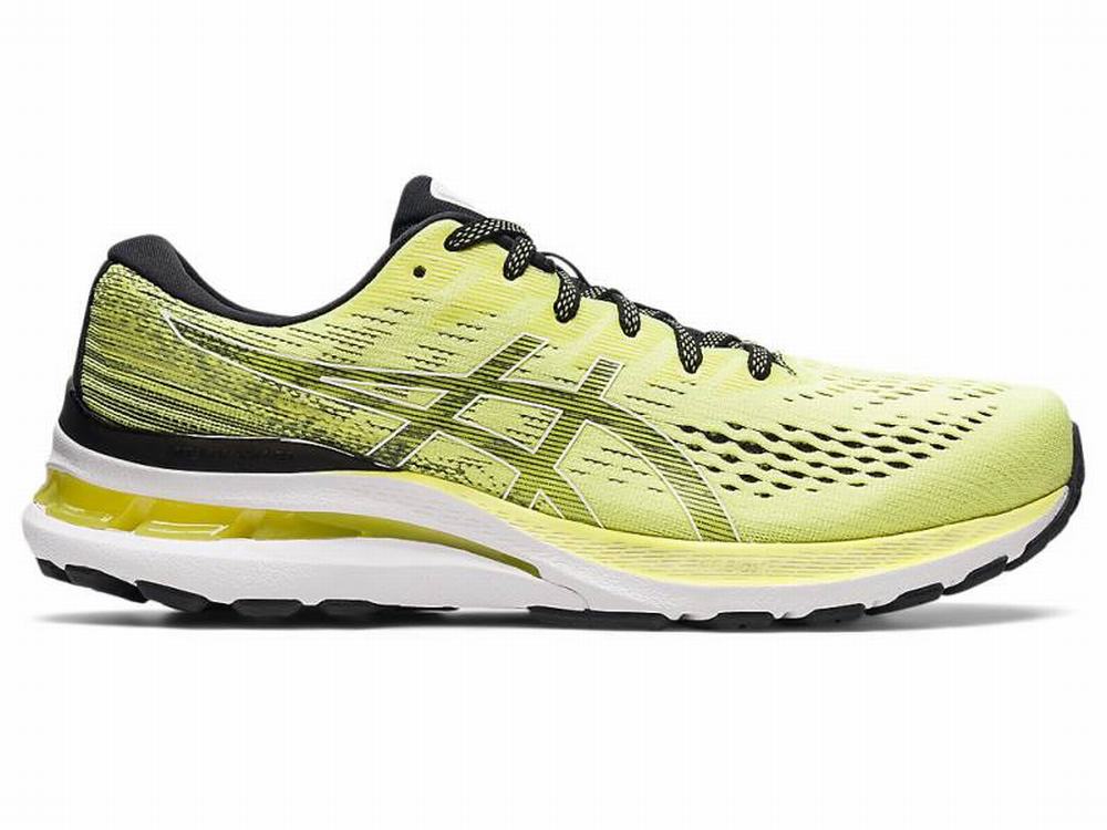 Asics GEL-KAYANO 28 Men's Running Shoes White / Yellow | FSG745182