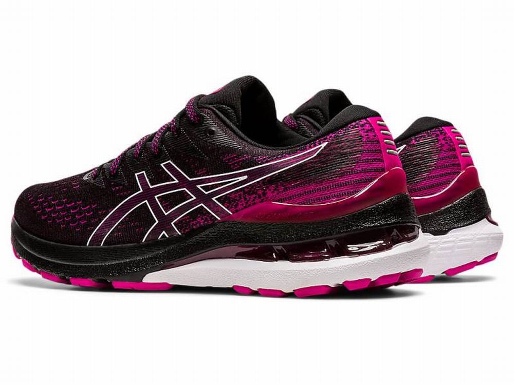 Asics GEL-KAYANO 28 Women's Running Shoes Black / Pink | FGW496182