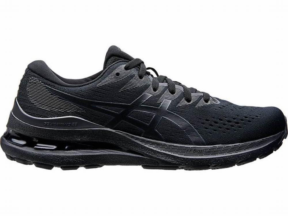 Asics GEL-KAYANO 28 Women\'s Running Shoes Black / Grey | NZL765284