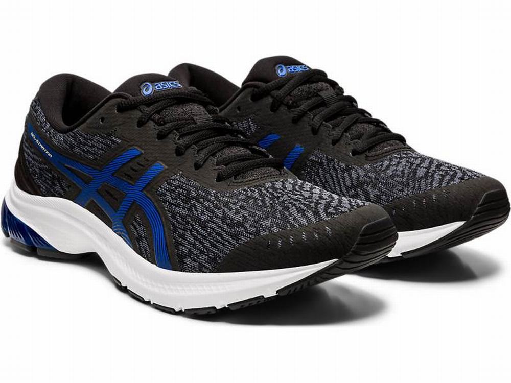 Asics GEL-KUMO LYTE Men's Running Shoes Black / Blue | IMP609231