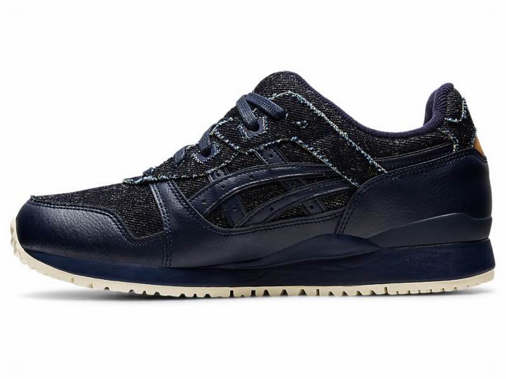 Asics GEL-LYTE III Men's Sneakers Black / Deep Blue | CDR384790