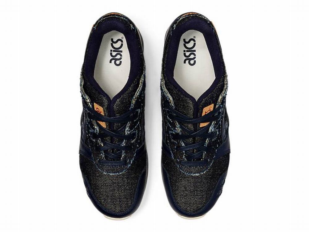 Asics GEL-LYTE III Men's Sneakers Black / Deep Blue | CDR384790