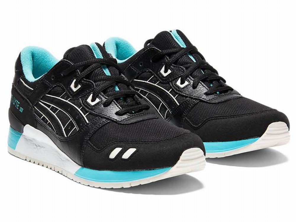 Asics GEL-LYTE III Men's Sneakers Black | JGW819643