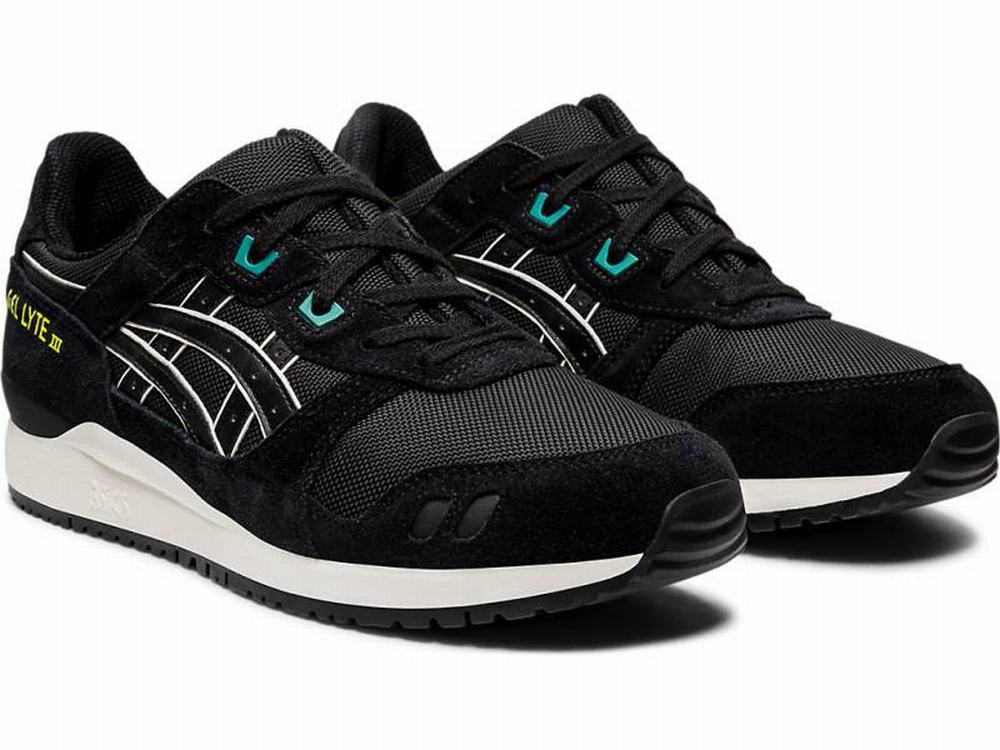 Asics GEL-LYTE III Men's Sneakers Black | TUG154360