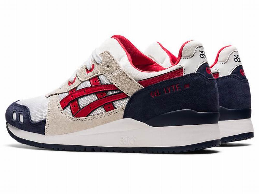 Asics GEL-LYTE III OG Men's Sneakers White / Red | CZB629510