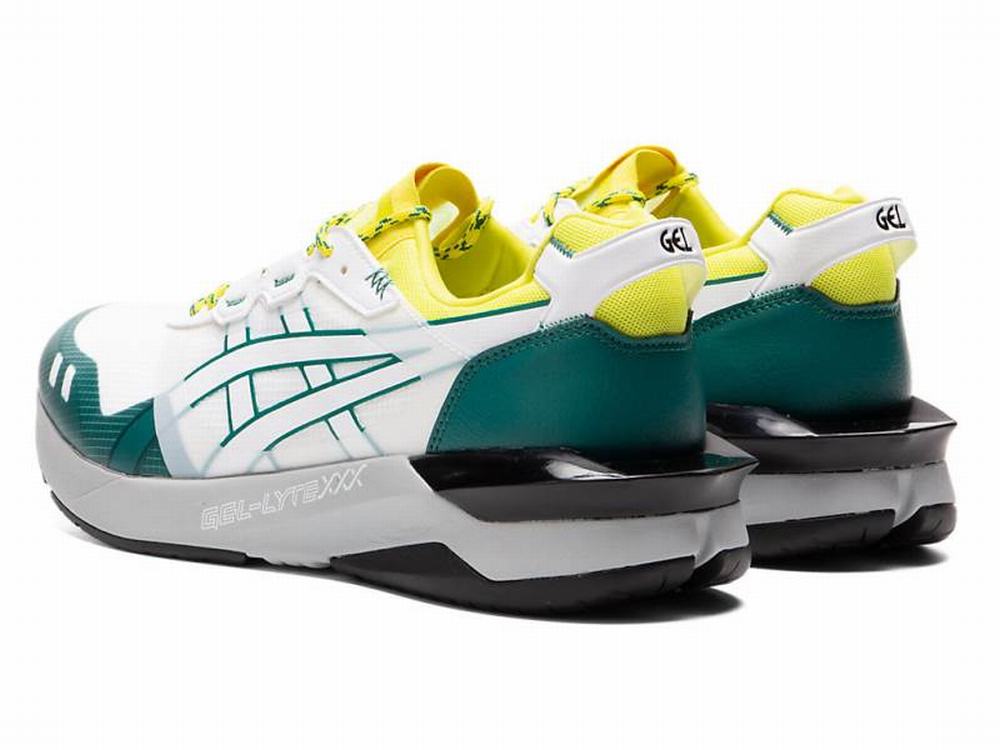 Asics GEL-LYTE XXX Men's Sneakers White / Yellow | QGY750982