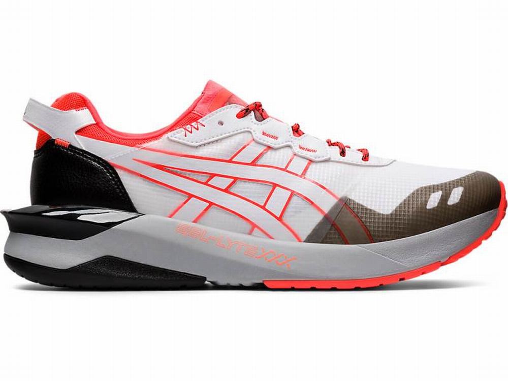 Asics GEL-LYTE XXX Men's Sneakers White / Coral | ZRJ694032