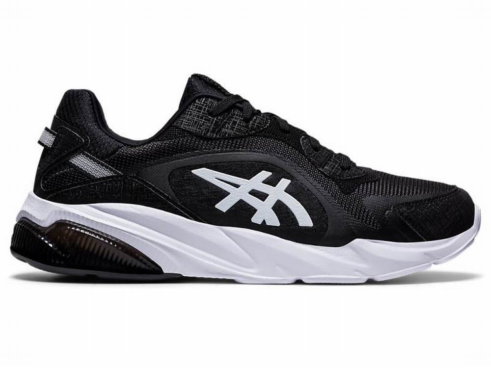 Asics GEL-MIQRUM Men's Sneakers Black / White | BOZ236481