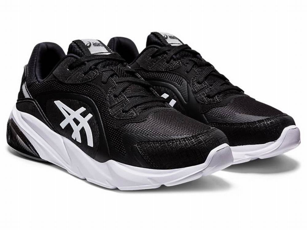 Asics GEL-MIQRUM Men's Sneakers Black / White | BOZ236481