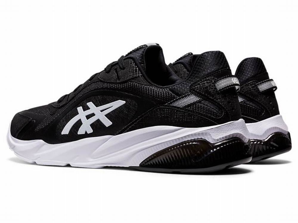 Asics GEL-MIQRUM Men's Sneakers Black / White | BOZ236481