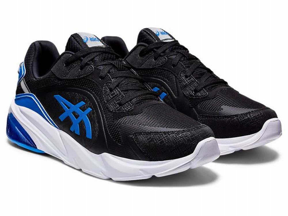 Asics GEL-MIQRUM Men's Sneakers Black / Blue | KSV527689