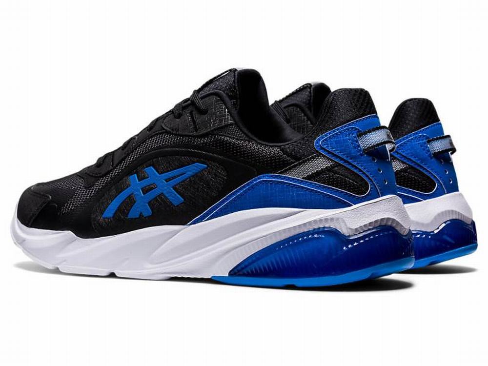 Asics GEL-MIQRUM Men's Sneakers Black / Blue | KSV527689