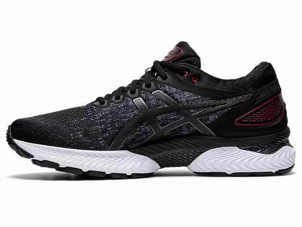 Asics GEL-NIMBUS 22 Knit Men's Running Shoes Black | ETL127349