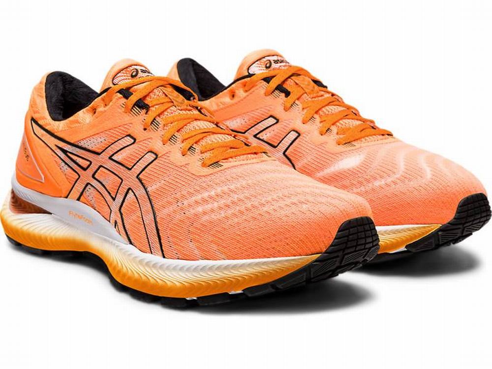 Asics GEL-NIMBUS 22 MODERN TOKYO Men's Running Shoes Orange / Black | GUR947162