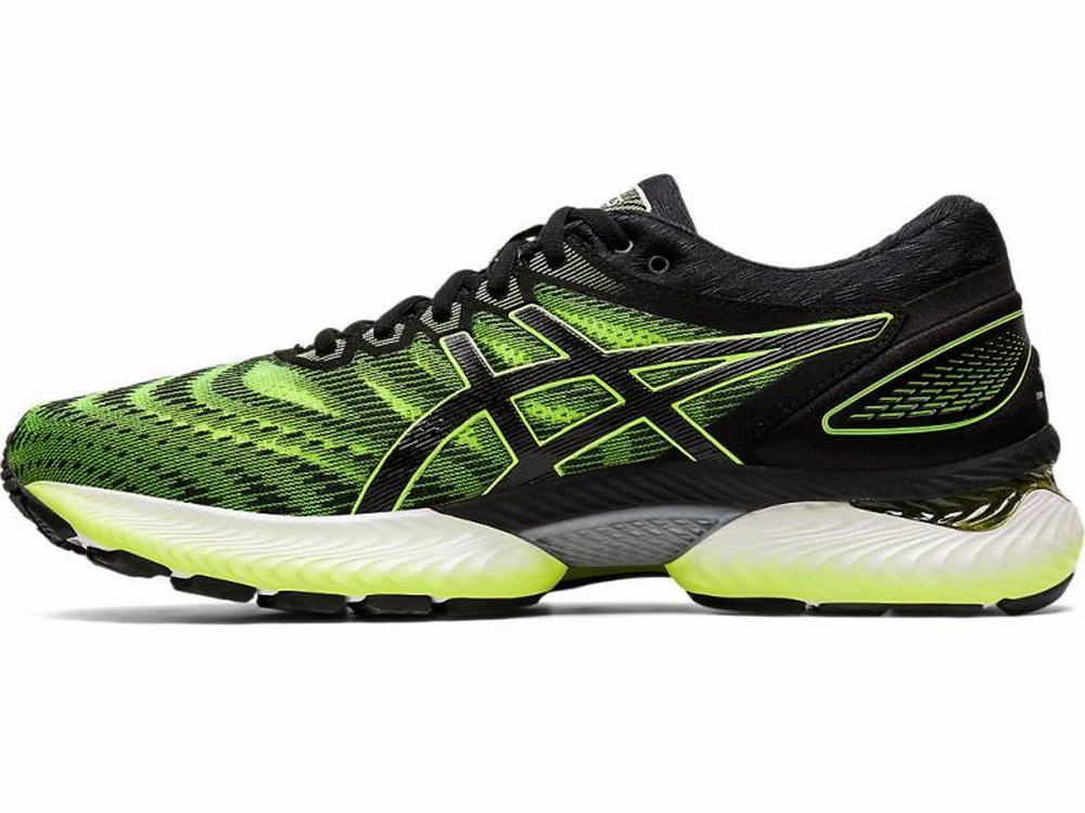 Asics GEL-NIMBUS 22 Men's Running Shoes Black / Yellow | TYK597134