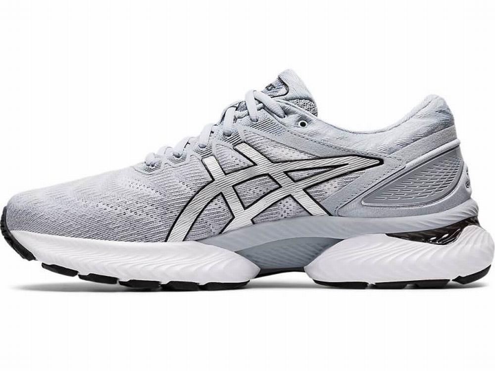 Asics GEL-NIMBUS 22 Men's Running Shoes White / Silver | WXF932014