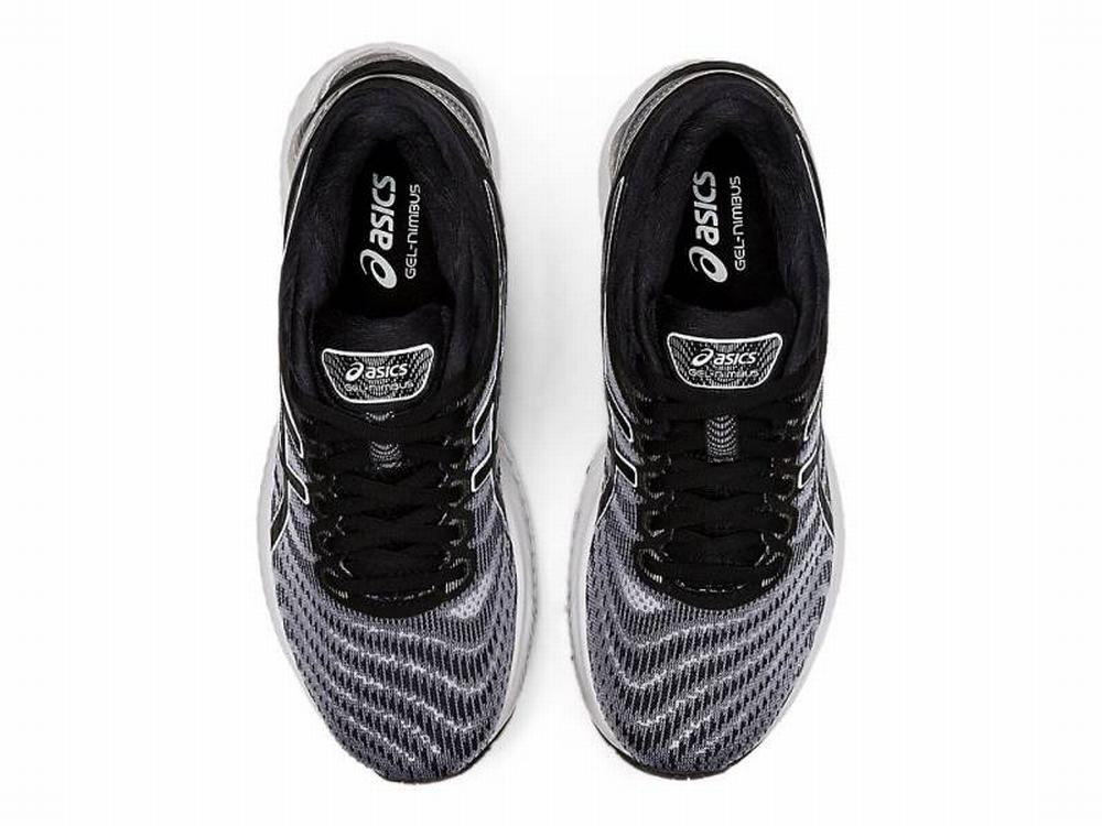 Asics GEL-NIMBUS 22 Women's Running Shoes Black / White | FRV381405