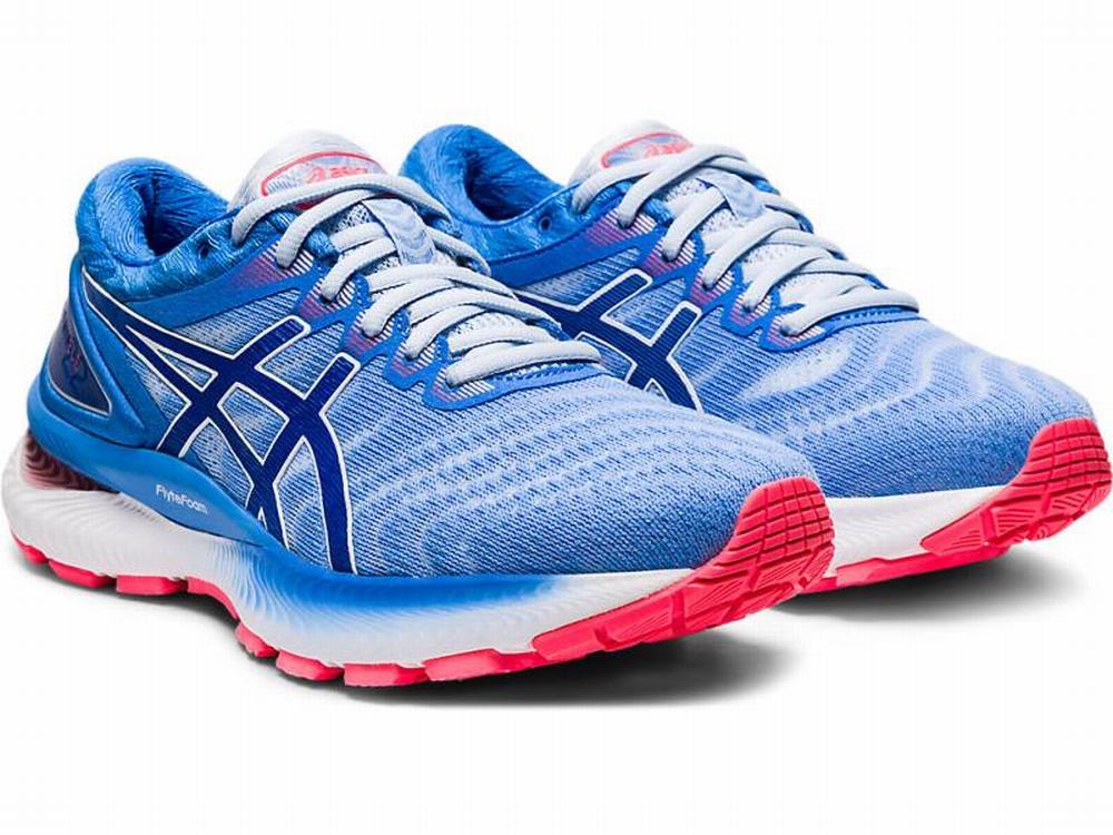 Asics GEL-NIMBUS 22 Women's Running Shoes Blue | VNR863750