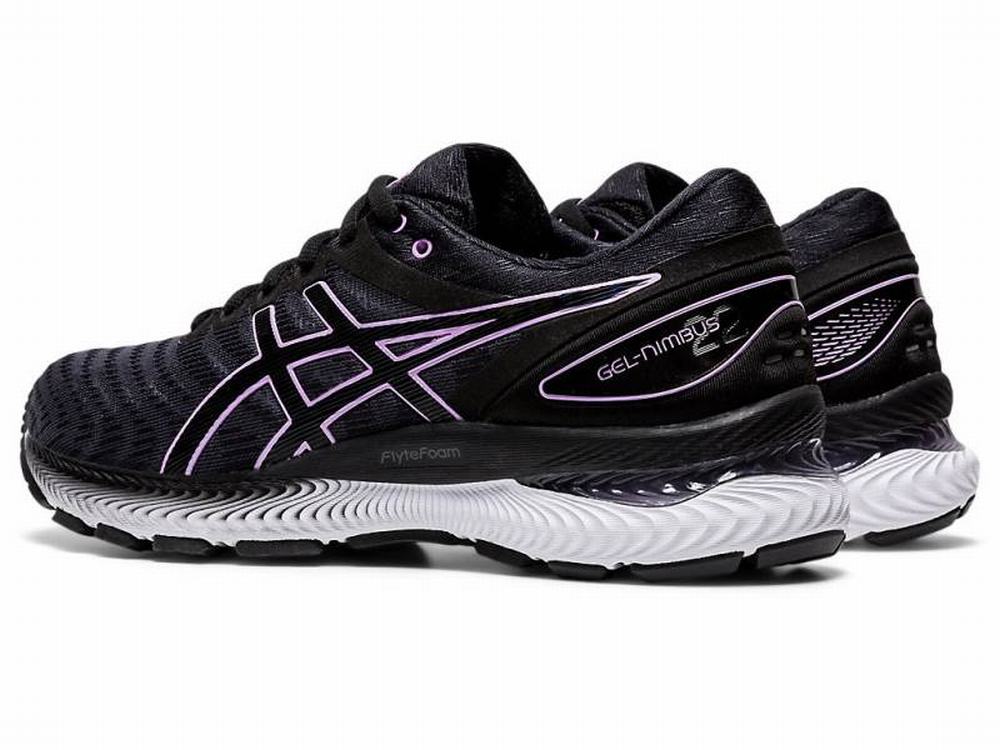 Asics GEL-NIMBUS 22 Women's Running Shoes Black | XKM317250