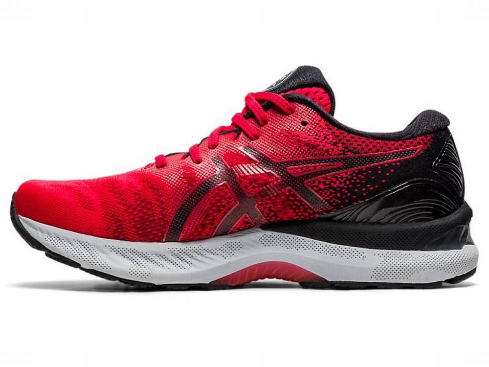 Asics GEL-NIMBUS 23 Men's Running Shoes Black / Red | AXM187390