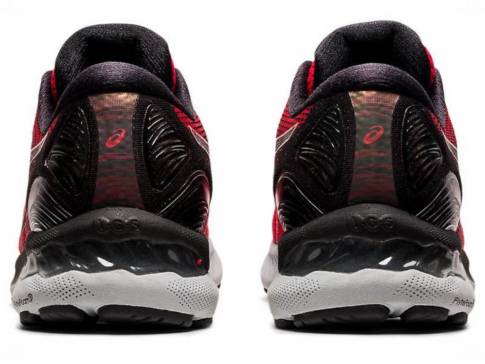 Asics GEL-NIMBUS 23 Men's Running Shoes Black / Red | AXM187390