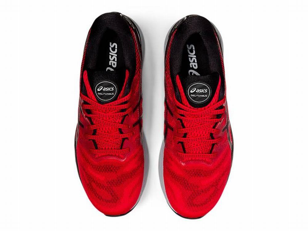 Asics GEL-NIMBUS 23 Men's Running Shoes Black / Red | AXM187390