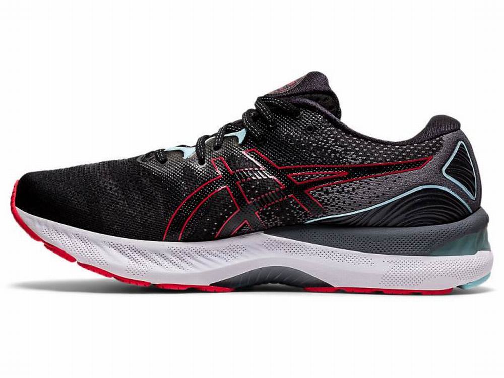 Asics GEL-NIMBUS 23 Men's Running Shoes Black / Red | LEH120978