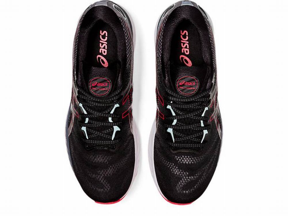 Asics GEL-NIMBUS 23 Men's Running Shoes Black / Red | LEH120978