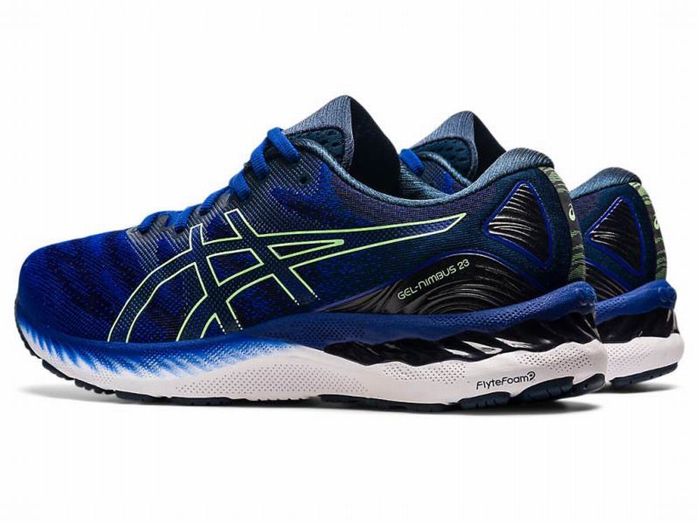 Asics GEL-NIMBUS 23 Men's Running Shoes Dark Blue | VQD465807