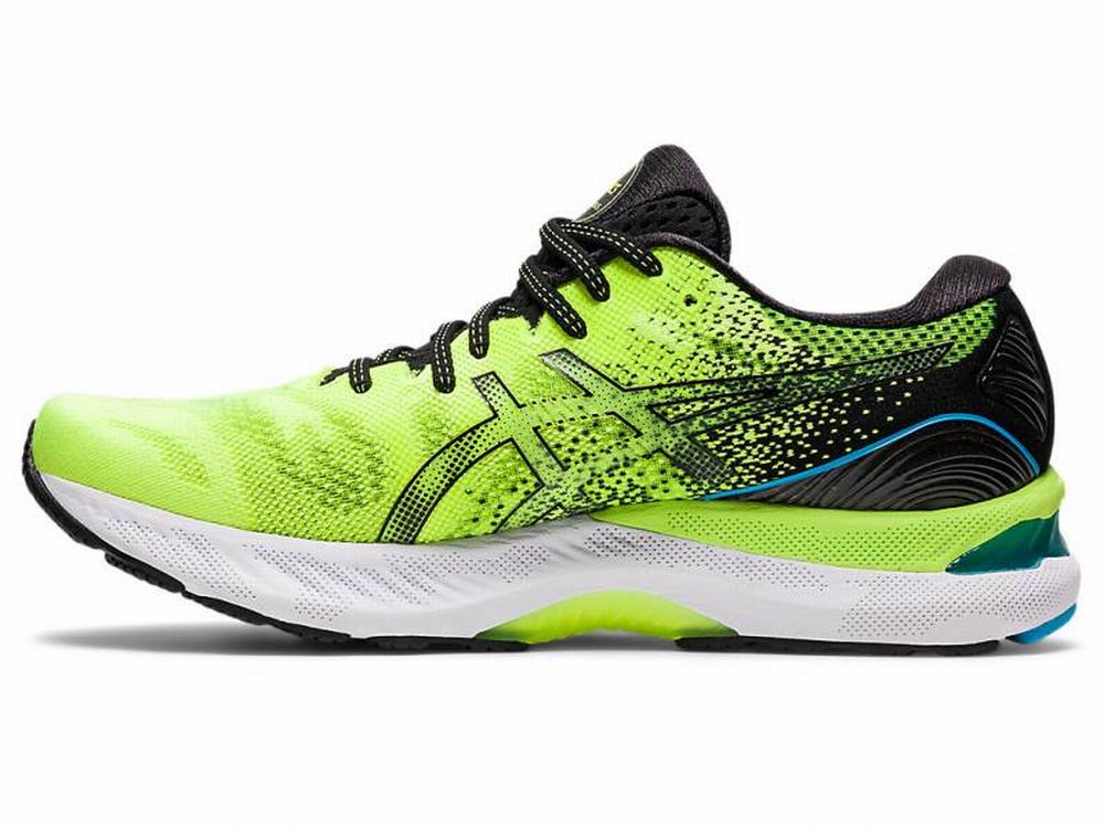 Asics GEL-NIMBUS 23 Men's Running Shoes Black / Green | WZU597803