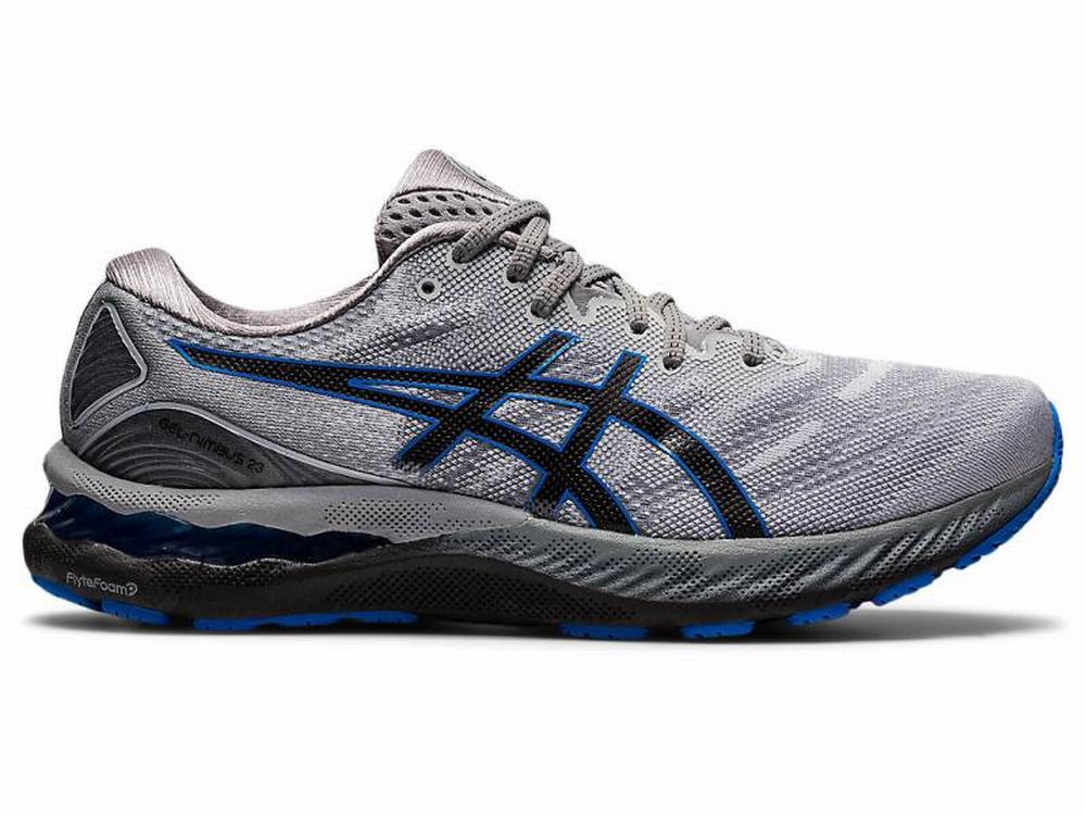 Asics GEL-NIMBUS 23 Men's Running Shoes Grey / Blue | XAO618945