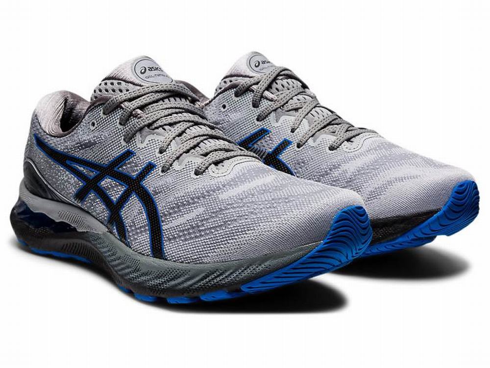 Asics GEL-NIMBUS 23 Men's Running Shoes Grey / Blue | XAO618945