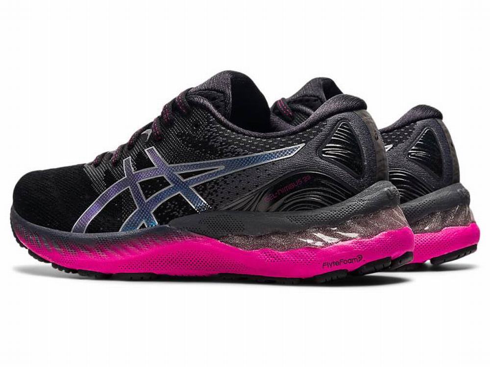 Asics GEL-NIMBUS 23 Women's Running Shoes Black / Silver | LXV406295