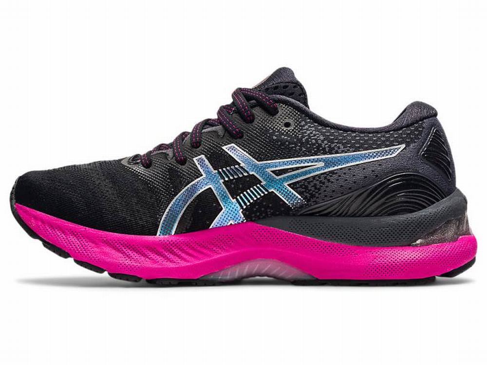 Asics GEL-NIMBUS 23 Women's Running Shoes Black / Silver | LXV406295