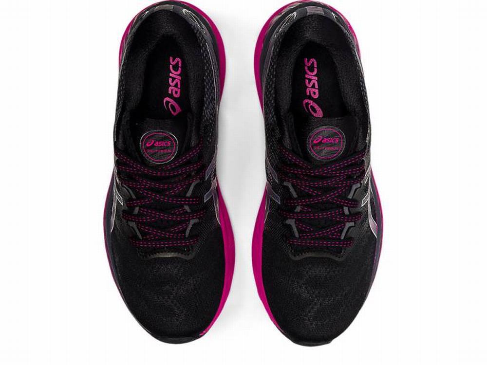 Asics GEL-NIMBUS 23 Women's Running Shoes Black / Silver | LXV406295