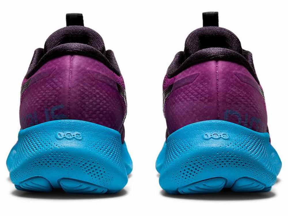 Asics GEL-NIMBUS LITE 2 Women's Running Shoes Black / Purple | AJG967425