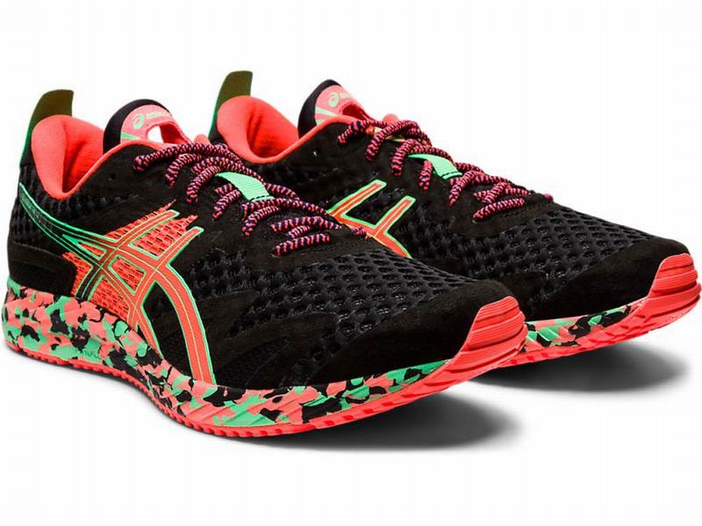 Asics GEL-NOOSA TRI 12 Men's Running Shoes Black / Coral | PKL532094