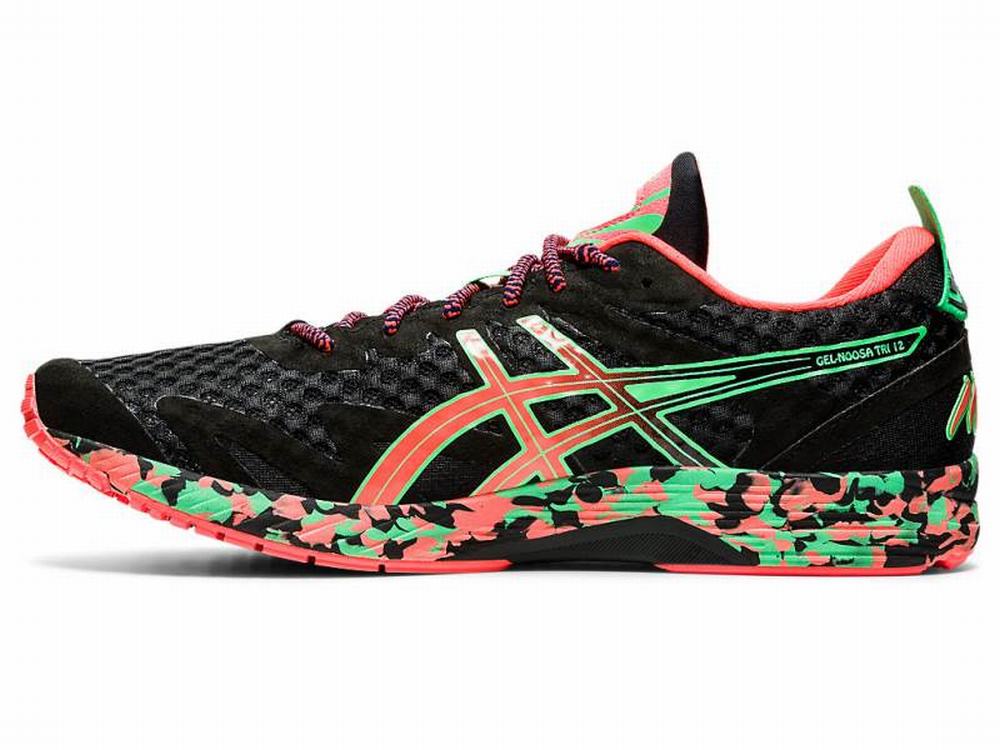 Asics GEL-NOOSA TRI 12 Men's Running Shoes Black / Coral | PKL532094