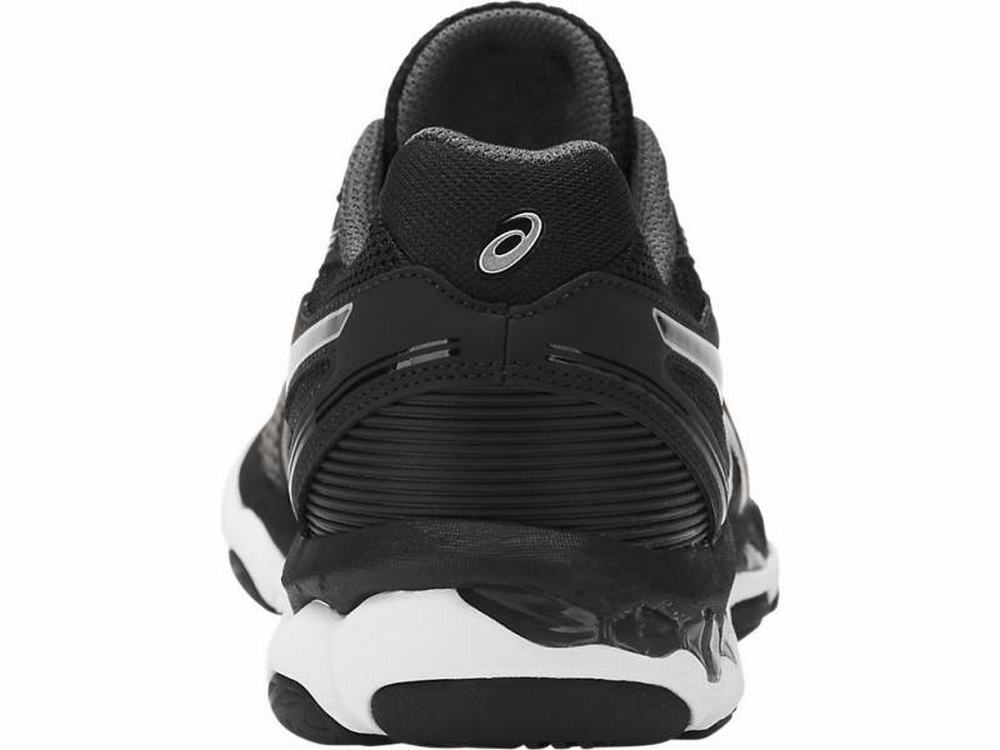 Asics GEL-Netburner Ballistic Women's Volleyball Shoes Black / White / Dark Grey | MQC194068