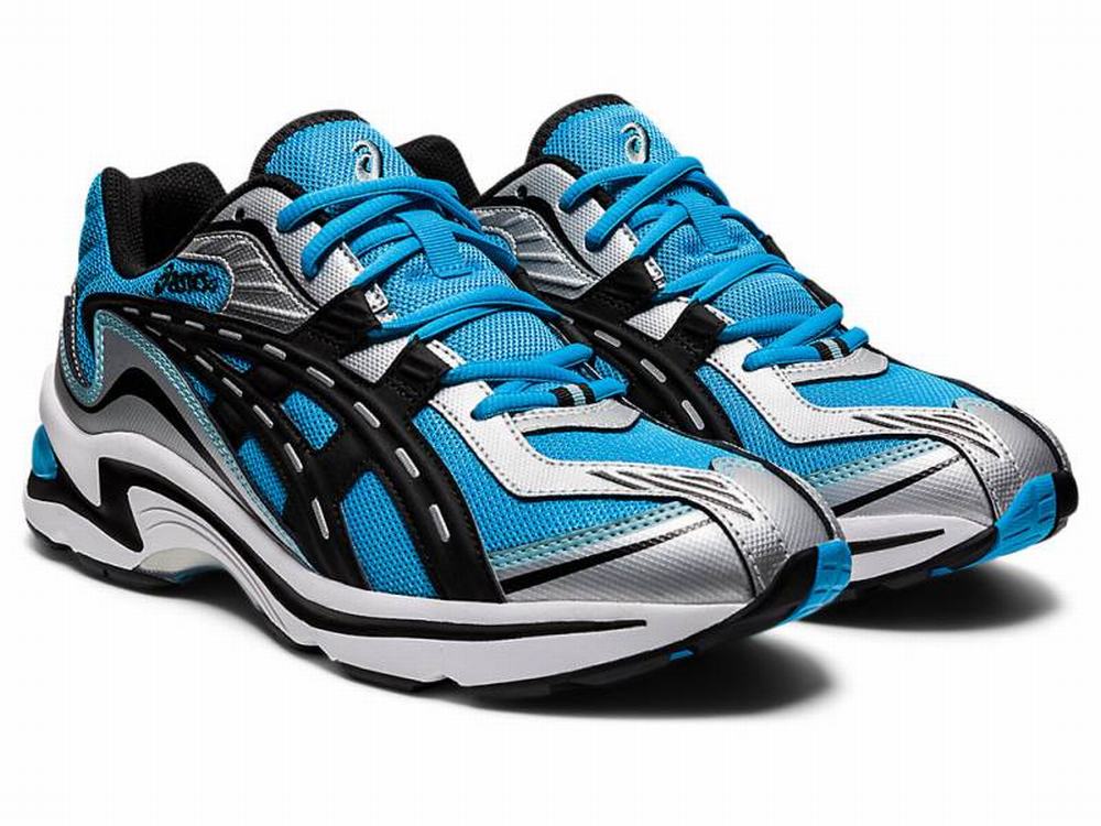 Asics GEL-PRELEUS Men's Sneakers Black / Blue | DAK405987