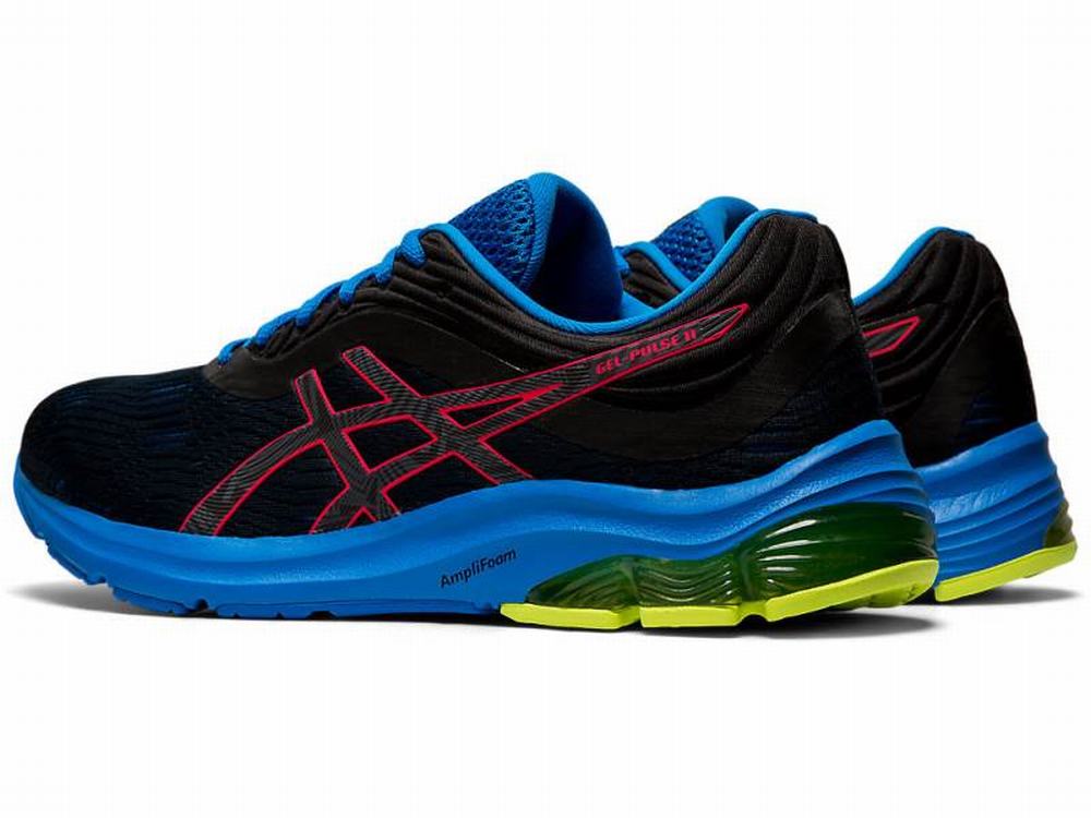 Asics GEL-PULSE 11 LITE-SHOW Men's Running Shoes Black / Pink | SVF795206